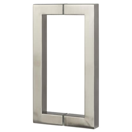 Sure-Loc Hardware Sure-Loc Hardware Shower Door Handle, 8, Square, 2-sided, Satin Stainless SHR-SQ1 32D